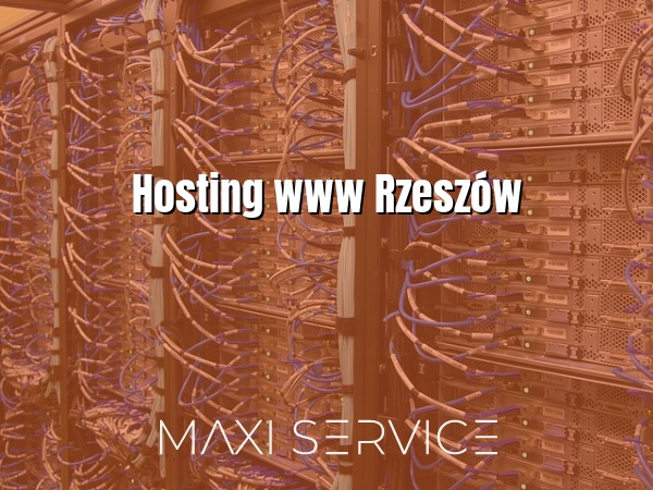 Hosting www Rzeszów - Maxi Service