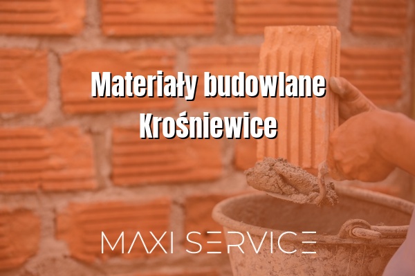 Materiały budowlane Krośniewice - Maxi Service