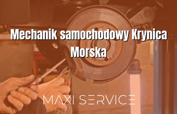 Mechanik samochodowy Krynica Morska - Maxi Service