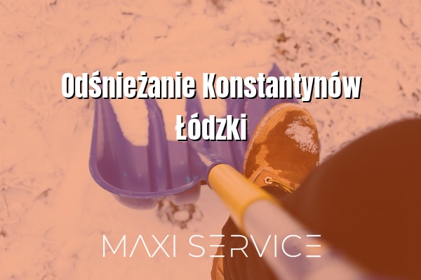 Odśnieżanie Konstantynów Łódzki - Maxi Service