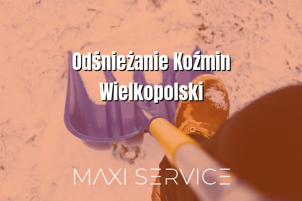 Odśnieżanie Koźmin Wielkopolski - Maxi Service