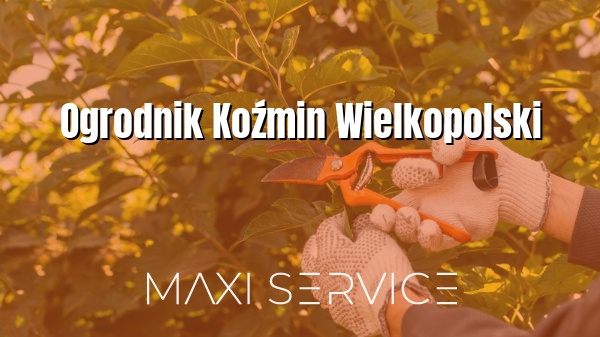 Ogrodnik Koźmin Wielkopolski - Maxi Service