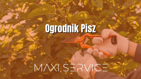 Ogrodnik Pisz - Maxi Service