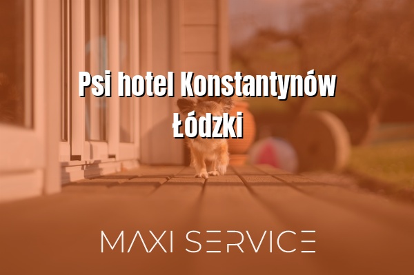 Psi hotel Konstantynów Łódzki - Maxi Service