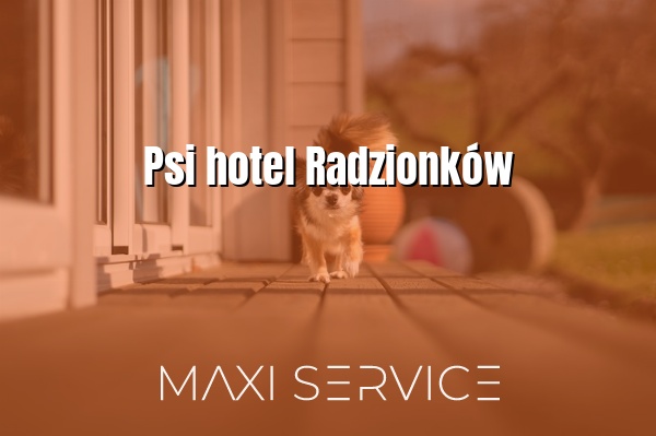 Psi hotel Radzionków - Maxi Service