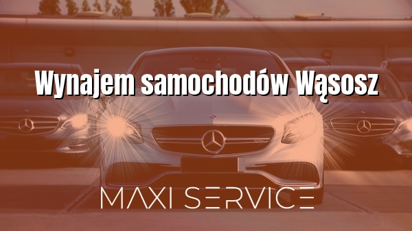 Wynajem samochodów Wąsosz - Maxi Service